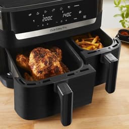 Tefal EY901N10 Dual Easy Fry Essential - Airfryer - 2700W - 8,3L - Zwart — thumbnail 9