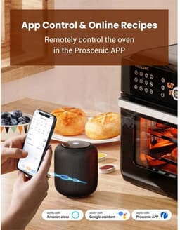 AirFryer XXL - Air Fryer - Heteluchtfriteuse - App control - Oven - Rotisserie - Dehydrator - Touch Screen - Turbo functie - 12 in 1 - 1700 watt — thumbnail 4