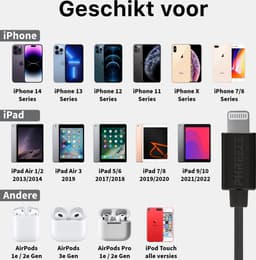 Phreeze EP20 Oordopjes met Draad - Geschikt voor Apple iPhone Oortjes - Lightning Aansluiting - Bass Boost - Microfoon - Voor 14 Pro Max en ouder — thumbnail 4