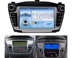 Navigatiesysteem auto met scherm - autoradio geschikt voor CarPlay en Android auto - bluetooth radio - geschikt voor Hyundai IX35 2010-2016