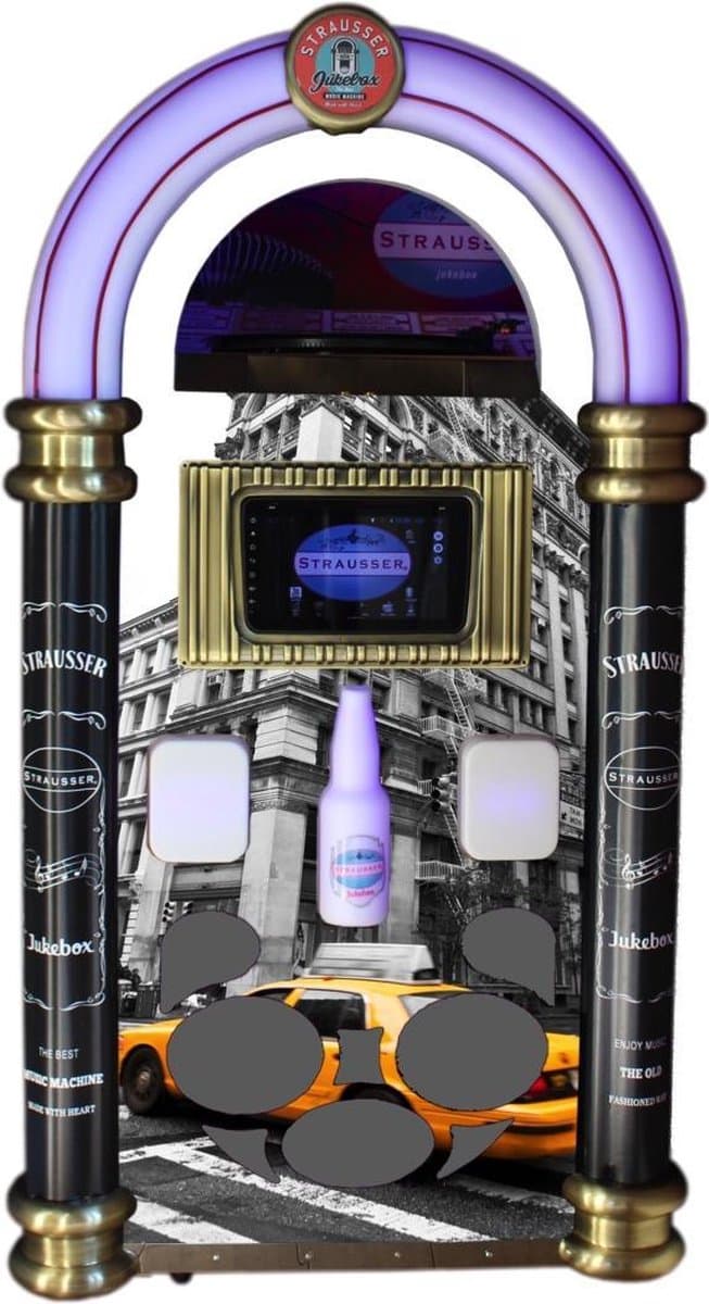 Strausser Jukebox New York Yellow Cab — afbeelding 1