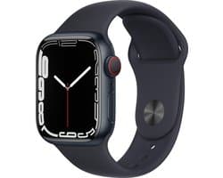 Apple Watch Series 7 OLED 41 mm 4G Zwart GPS
