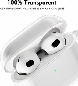 ShieldCase Case - beschermhoes geschikt voor Airpods 3 TPU hoesje - beschermhoes - beschermt bij vallen en stoten - transparant — thumbnail 4