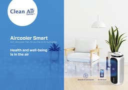Clean Air Optima® CA-106 Smart - 4-in-1 Aircooler - Luchtkoeler - Luchtreiniger - Luchtbevochtiger en Ventilator met dynamische luchtstroom — thumbnail 3