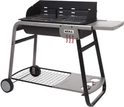 Kolenbarbecue met wielen 120 x 58,5 x 95 cm Zwart/Gris — thumbnail 2