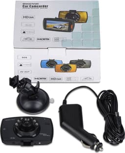 TechU™ Dashcam M17 Dual Camera – 2.4 inch Scherm – Dashboardcamera – Full HD 1080p – Nachtvisie – Bewegingssensor – G-sensor – Loop Recording – Autocamera Voor én Achter - Voor Auto — thumbnail 2