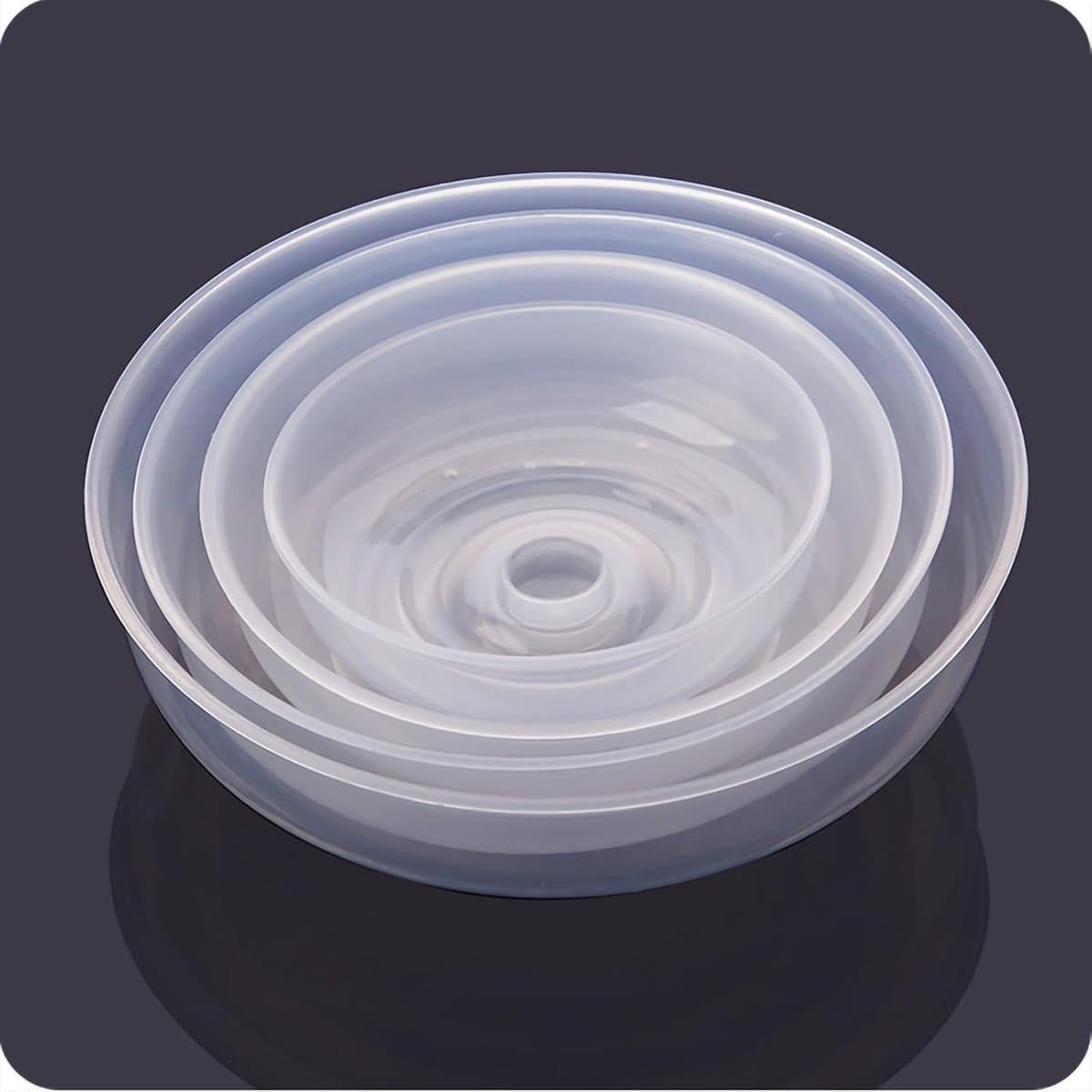 Magnetron spetterdeksel - transparant kunststof - met handvat - voorkomt schoonmaken van de magnetron - ShopVlot — afbeelding 1