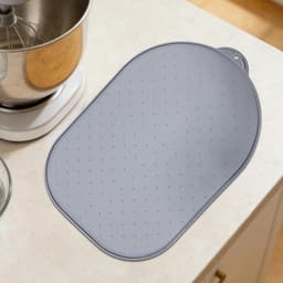 Keukenmachine Mat - Apparaat Onderlegger - Bakken en Koken - Voorkomt Kras Schade - 40 x 27 cm - Grijs — thumbnail 4