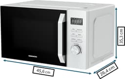 Magnetron - Oven - Snel opwarmen - 8 automatische programma's - 20 liter - Zilver — thumbnail 2