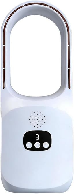 Bladloze Ventilator - Luchtcirculator - Persoonlijk Comfort - 120 Graden Oscillatie - 38x13x38 cm - Wit — thumbnail 1