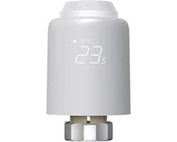 Slimme Radiator Knop - Verwarming Thermostaat - Energie Besparen - Intelligente PID Algoritme - M30x1.5mm - Wit