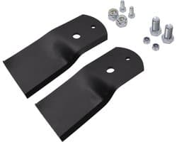 Grasmaaier messen - Reserveonderdelen gazon - Gazononderhoud - Set van 2 stuks - 155 cm - Metaal