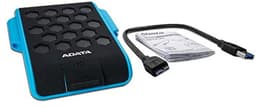 Externe Harde Schijf - Opslagapparaat - Data Veilig Opslaan - IP68 Waterdicht - 2 TB - Zwart Blauw — thumbnail 4