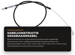 Kabelconstructie 99-6837 - Duurzame Grasmaaierkabel - Geschikt voor Modellen 71221/71223/71225 - Slijtvaste Materialen - Hoge Prestaties - Nauwkeurige Compatibiliteit — thumbnail 1