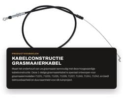 Kabelconstructie 99-6837 - Duurzame Grasmaaierkabel - Geschikt voor Modellen 71221/71223/71225 - Slijtvaste Materialen - Hoge Prestaties - Nauwkeurige Compatibiliteit