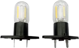 SnelShoppen - QLEE Z187 LED Magnetron Lamp 1.5W Vervangingslamp voor Koelkast en Magnetron, 20W Equivalent, 2 Stuks, 50000 Uur Levensduur, Daglicht 50 — thumbnail 1