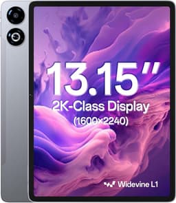SnelShoppen - 13 inch Tablet Android 16, 4G LTE met SIM Slot, 8 GB RAM, 128 GB Geheugen, 2K Display 2240x1600, 90Hz, 11000 mAh, Widevine L1 — thumbnail 1