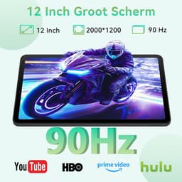 SnelShoppen - 12 Inch Android 16 Tablet met Gemini AI, 36GB RAM, 128GB ROM, 1TB TF, 1920x1200 HD Display, 8MP + 20MP Dual Camera, Keyboard, Mouse & St — thumbnail 5