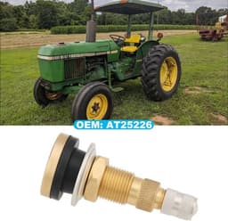 Ventiel Precisieklepvervanging - 2 Stuks - Lekbestendige Afdichting - Compatibel met John Deere - Eenvoudige Installatie - Betrouwbare Bandenspanning - Bandventiel — thumbnail 3