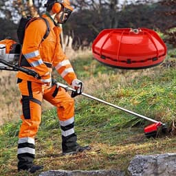 Onkruidbeschermingsdeken - Gazonmaaier Guard - Maaitaken Uitvoeren - Robuust Nylon Materiaal - Groot - Zwart — thumbnail 5