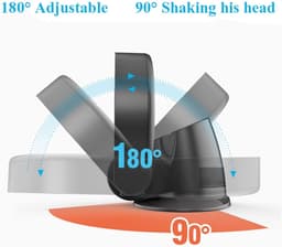 Wandventilator Bladloos - Stille Ventilator - Ruimte Koelen - Afstandsbediening Timer - 14 Inch - Zwart — thumbnail 4