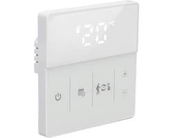 Slimme Thermostaat - App Bediening - Comfort Verhoging - Spraakgestuurd - 85 cm - Wit