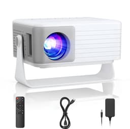 Ploutos® Draagbare Beamer - Mini Projector - Draagbaar & Compact - Wit - 12cm x 10cm x 9cm — thumbnail 1
