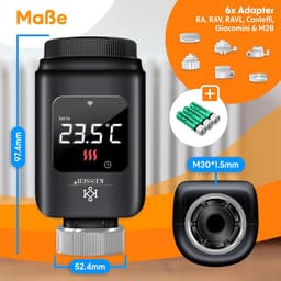 Wifi Radiatorthermostaat met Smart App Bediening - Bespaar Energie en Kosten — thumbnail 4