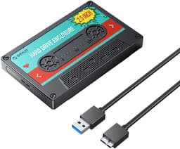 ORICO 2580U3 2,5 inch USB 3.0 nostalgische HDD-behuizing Mobiele harde schijfdoos — thumbnail 1