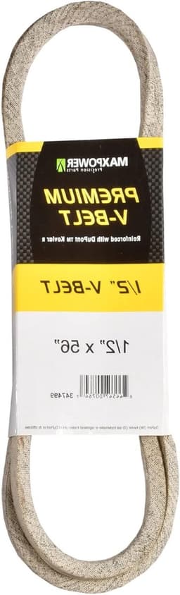 Aandrijfriemen - V-riemen - Grasmaaier Onderhoud - Kevlar Versterkt - 1/2" x 56" - Zwart — thumbnail 1