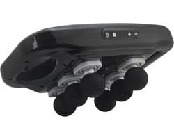 Massagepistool - Spierstimulator - Spierpijn Verlichten - 20 Snelheden 6 Hoofden - 23.5 x 23.5 cm - Zwart