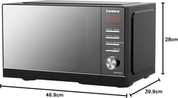 Magnetron met Grill - Oven combi - Snel maaltijden bereiden - Intelligent automatisch menu - 23 liter inhoud - Zwart RVS — thumbnail 5