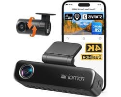 Dashcam - Auto Camera - Veilig Rijden - 4K HDR Beeld - 156 cm - Zwart