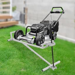 Grasmaaierlift - Hefapparaat Maaier - Onderhoud Uitvoeren - Hoge Draagkracht - 80 x 50 x 93 cm - Grijs en Zwart — thumbnail 2