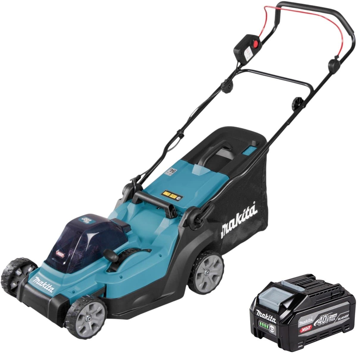 Makita LM 003 GU1 accugrasmaaier 40 V max. 38 cm 40 l + 1x accu 4,0 Ah - zonder oplader — afbeelding 1
