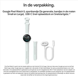 Google Pixel Watch 5 - smartwatch - 45 mm - Wifi - groen - sportbandje — thumbnail 4