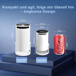 Mini Beamer - Compacte Projector - Ondersteunt 8K - Android 14.0 - Voor Thuis en Buiten — thumbnail 5