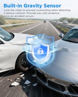Dashcam Auto - 3 Kanaals Camera - Veilig Rijden - 4K Resolutie Nachtzicht - 3.16 Inch Scherm - Zwart — thumbnail 3
