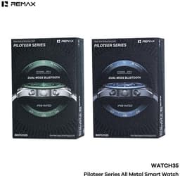 Remax WATCH35 Piloteer - Smartwatch - Volledig metalen behuizing - Groen — thumbnail 2