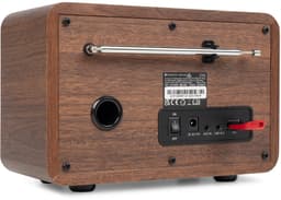 DAB radio - Audizio Ovaro - Retro radio met Bluetooth, FM en DAB+ - Houtlook — thumbnail 2