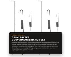 Gasklepveer Set - 2x Terugstelveer - 2x Veer voor Snelheidsregeling - Voor GX140/GX160 - Metaal - Slijtvast - Motoronderdeel