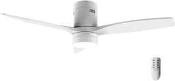 Plafondventilator met LED - stille DC motor - afstandsbediening - zomer-/winterfunctie - Ø132 cm - 40W - 6 snelheden — thumbnail 1