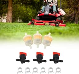 SnelShoppen - Brandstofklep set voor Tuinmachines - Brandstofventielen + Filters + Klemmen voor Grasmaaier en Bosmaaier - Duurzaam en Gebruiksvriendel — thumbnail 3