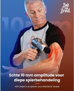 Massagepistool - Zilver - Draagbaar - Met Warmte en Koude - Voor Thuis en Sportschool — thumbnail 1