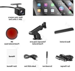 Navigatiesysteem Auto - Dashcam voor auto - GPS Navigatie - Draadloze - 4K DVR - Bluetooth Audio - ADAS Systeem - 11,3" - Achteruitrijcamera — thumbnail 4