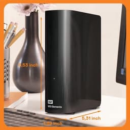 RFWR® 4TB Desktopopslag - Plug-and-Play, USB 3.0, Automatische Gegevensbeveiliging voor Windows 10 en Hoger — thumbnail 3