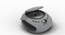 Oakcastle CD250 - Draagbare CD-Boombox - Bluetooth 5.0 - FM-Radio - Tot 15 Uur Afspeeltijd - Zilver — thumbnail 4