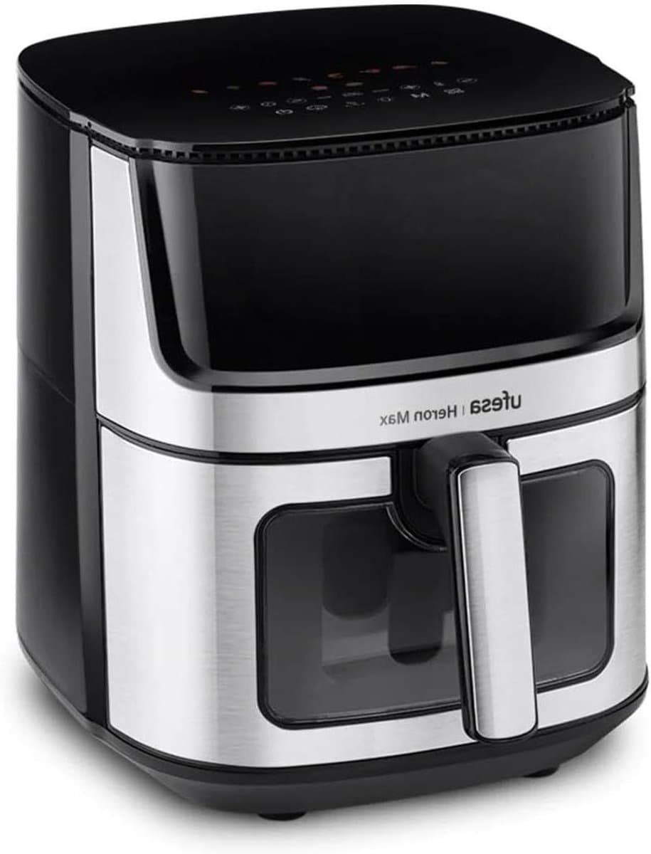 Airfryer - Heteluchtfriteuse - Gezond Koken - Dubbele Zone Functie - 8 Liter - Zwart — afbeelding 1