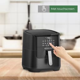 Heteluchtfriteuse - Airfryer XXL - Gezonde maaltijden - Keramische coating - 65 Liter - Zwart — thumbnail 5