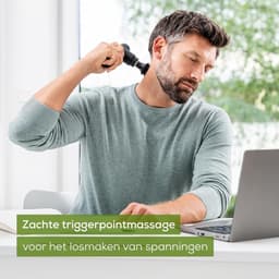 Thijox - Massagepistool Sensitive Compact - 3 Opzetstukken - Zachte Triggerpointmassage - 3 Intensiteitsniveaus - Ideaal voor Gevoelige Lichaamszones — thumbnail 5
